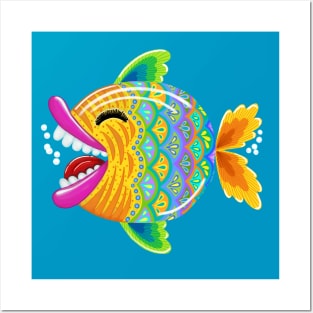 Laughing Fish Posters and Art